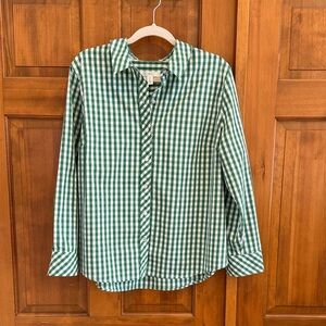 1901 Green Checkered Button-Down Shirt